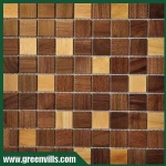 Solid wooden mosaic