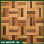 Solid wooden mosaic